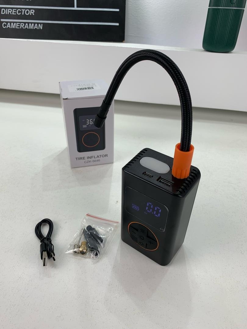 Compresseur d’air pour pneus de voiture avec manomètre numérique image 7