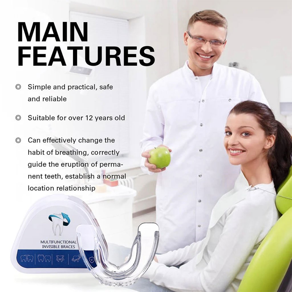 Gouttière Dentaire Orthodontique TPE – Aligneur avec Étui de Voyage مصحح أسنان من مادة TPE الغذائية مع علبة سفر image 3