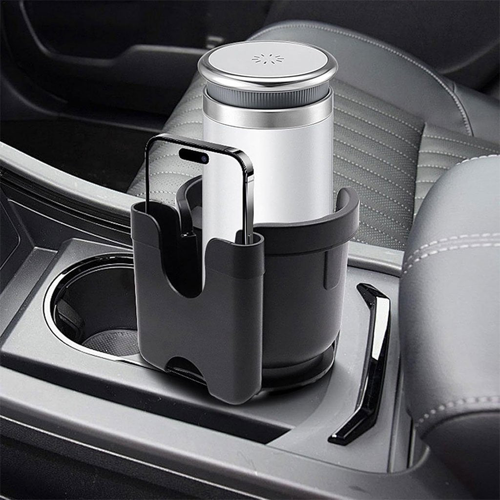 Support Téléphone Voiture avec Porte-Gobelet Intégré – Réglable & Rotatif image 9