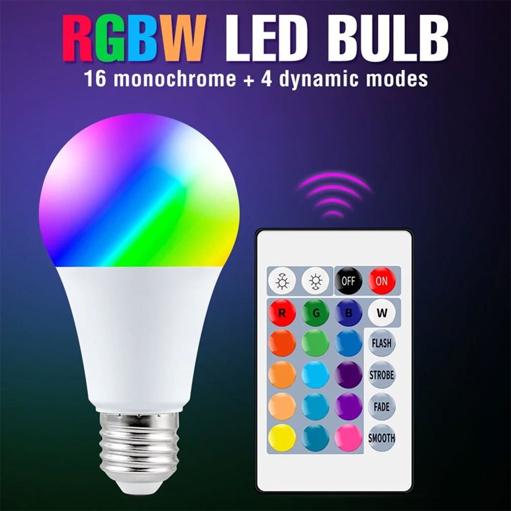 Ampoule LED RGB E27 avec Télécommande – Ambiance Personnalisée et Économie d’Énergie image 2