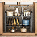 Étagère de Rangement Extensible et Ajustable – Organisation Intelligente pour Cuisine et Espace Sous Évier image 0