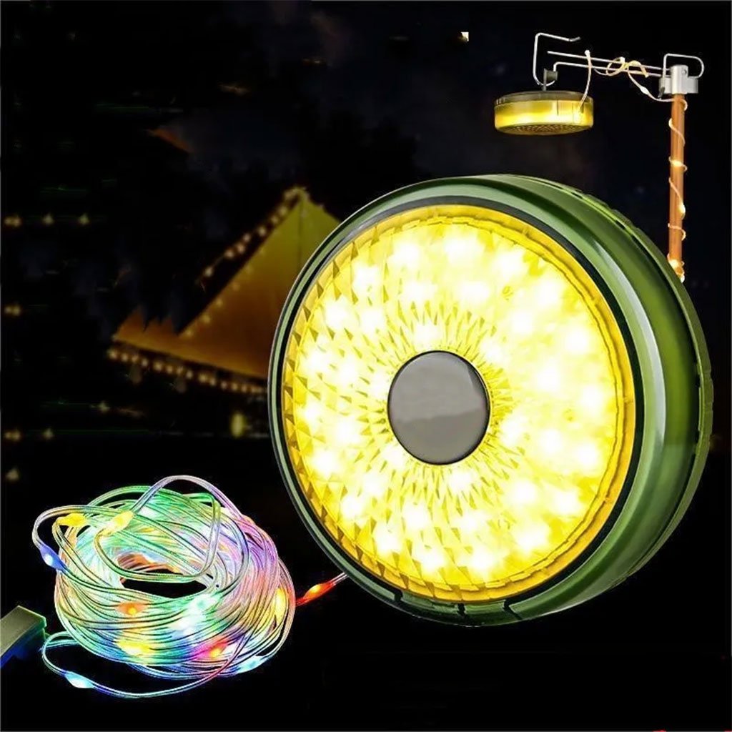 Guirlande LED de Camping Multifonction Rechargeable 10M image 0