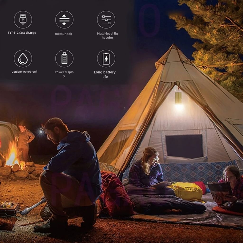 Guirlande LED Rechargeable 4-en-1 Étanche IPX4 سلسلة أضواء  قابلة لإعادة الشحن مقاومة للماء image 9