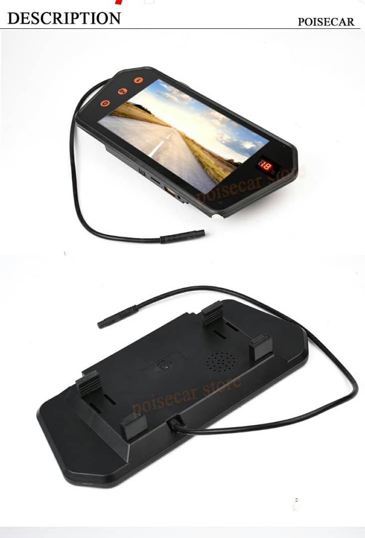 Rétroviseur Moniteur LCD 7" Full HD avec Bluetooth & MP5 image 6