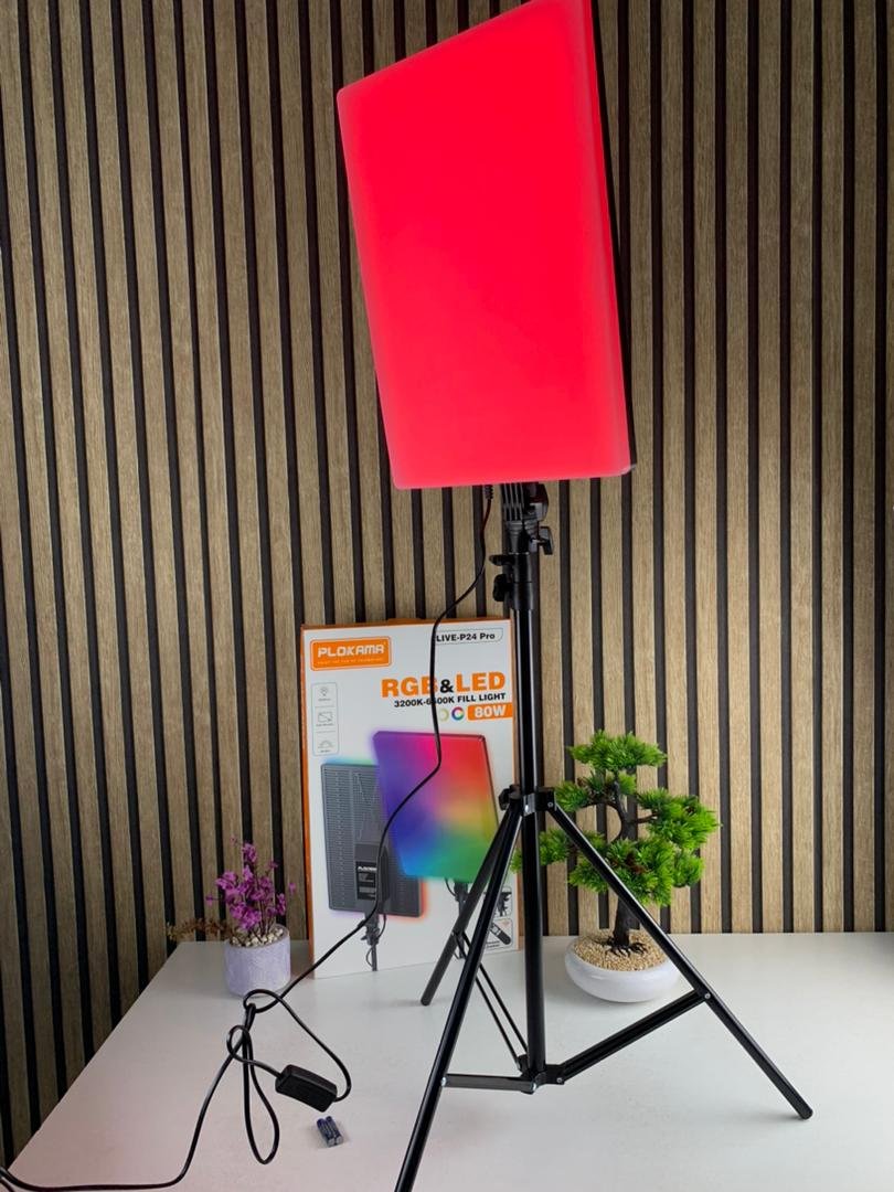 Éclairage LED RGB Professionnel pour Créateurs – Plokama LIVE-P24 Pro 80W image 8