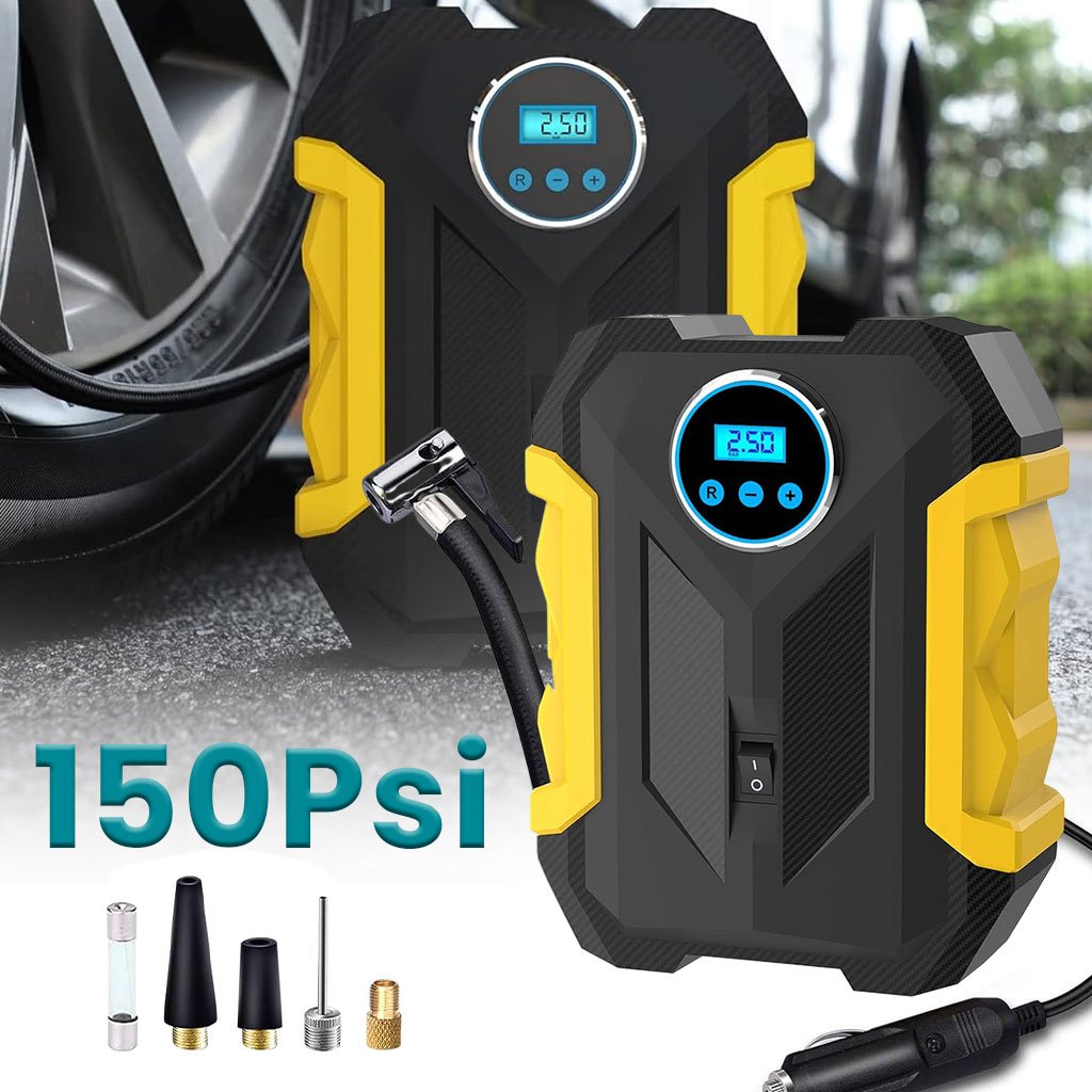 Compresseur d’Air Portatif CARSUN – Gonfleur d’Automobile 12V image 0