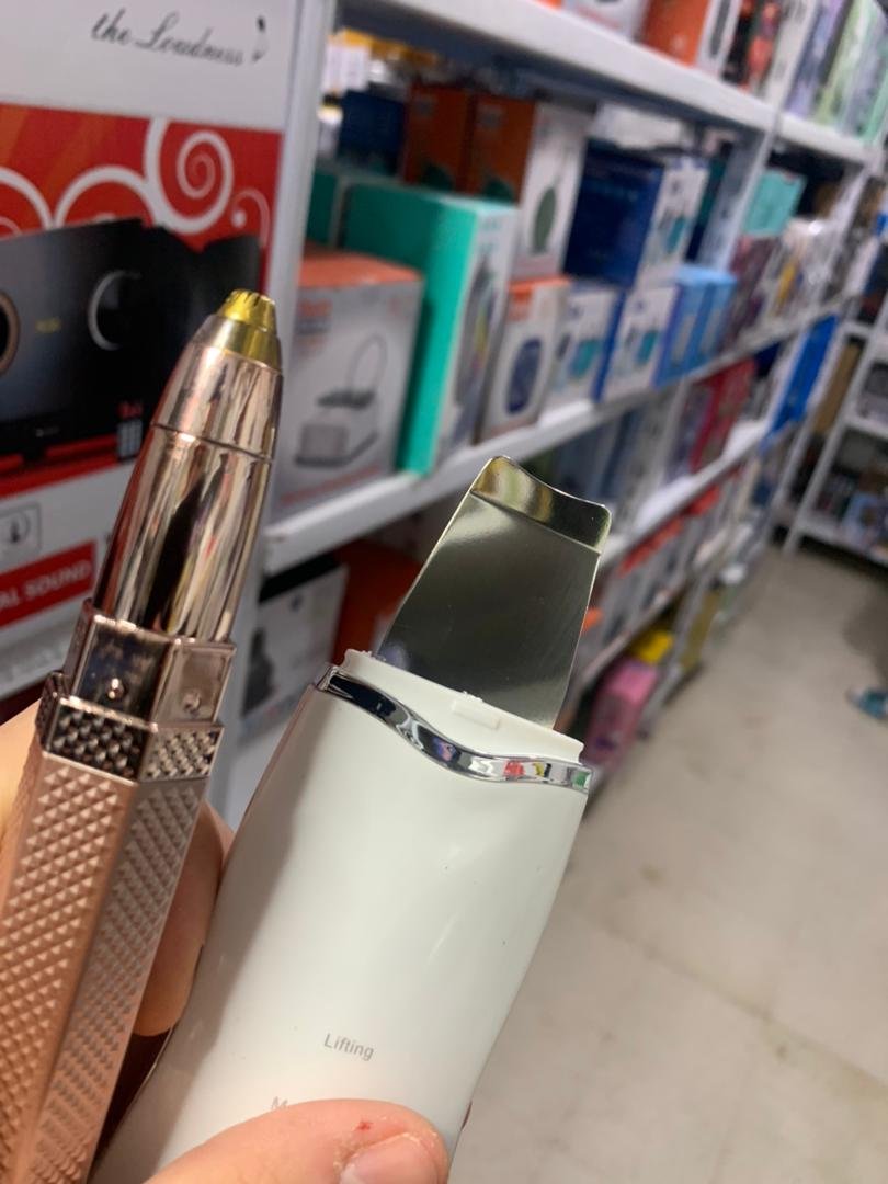Pack Beauté 2-en-1 – Purificateur Ultrason + Rasoir Électrique 4-en- image 1