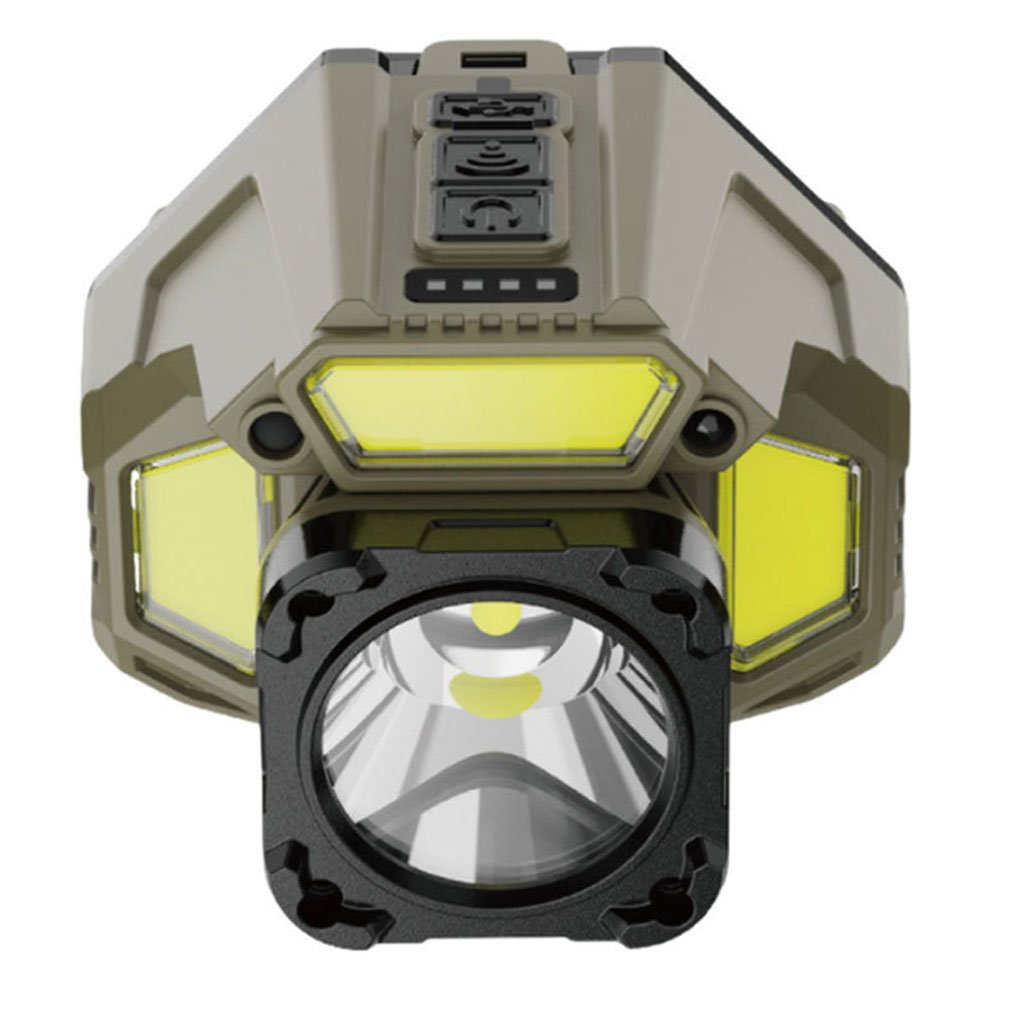 Lampe frontale à détection de mouvement  مصباح رأسي قابل للشحن image 2