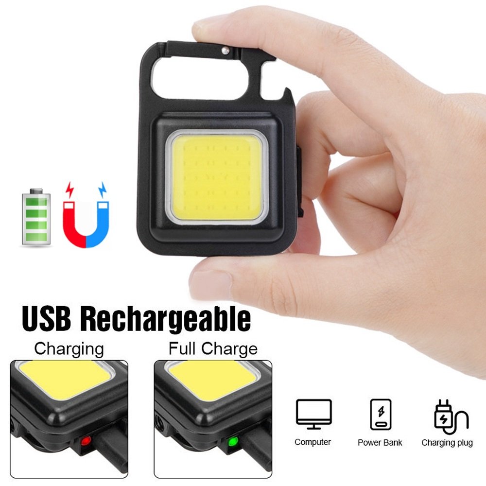 Mini Lampe de Poche LED COB – Ultra Compacte et Rechargeable 400LM image 3