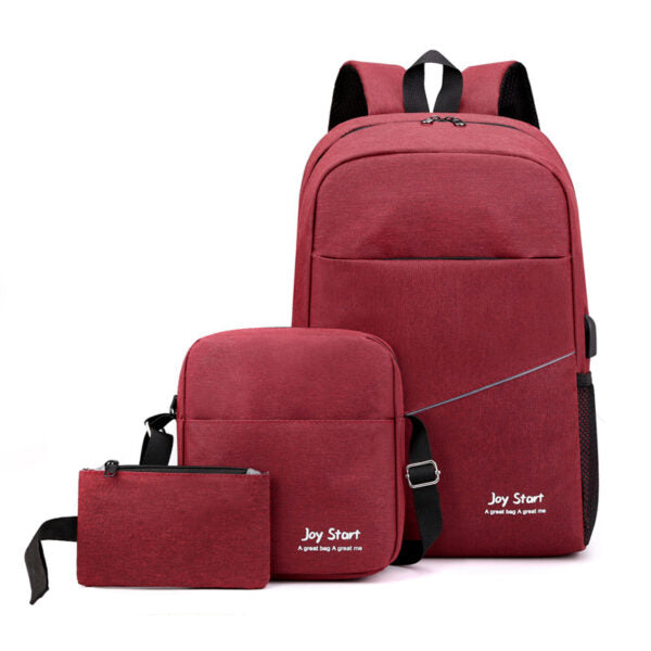 Set de Sacs 3-en-1 Rouge – Polyvalence et Organisation Totale