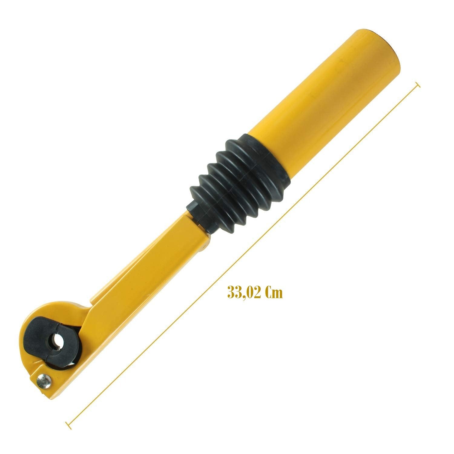 Antivol Boîte de Vitesse en Métal – Jaune Haute Visibilité image 2