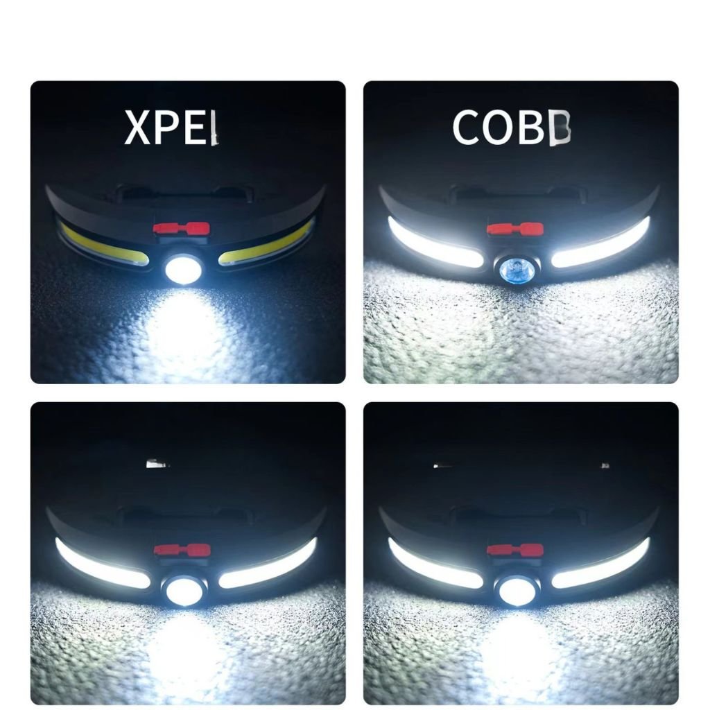 Lampe Frontale LED Rechargeable COB – مصباح رأس قابل للشحن image 2