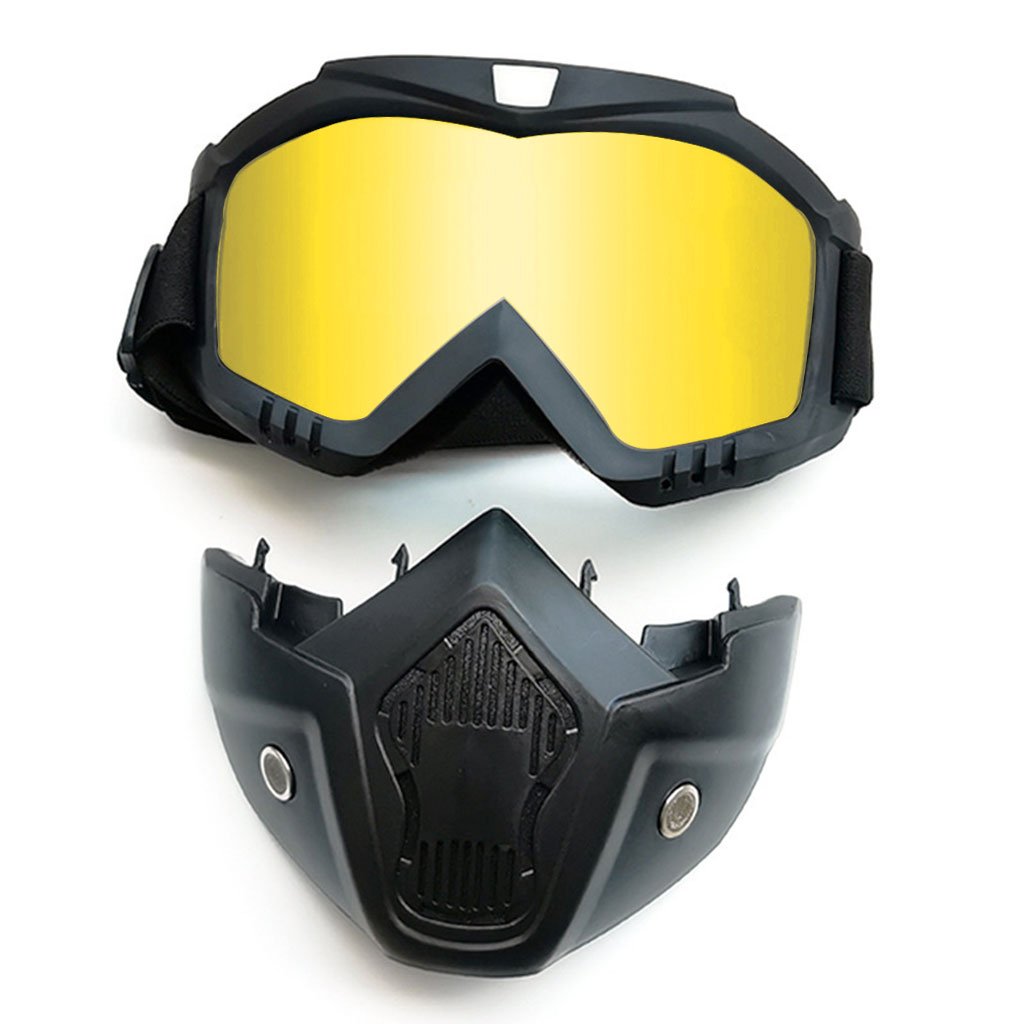 Pack Masque Moto Détachable+Gants Multifonctions Antidérapants – Protection et Performance image 2