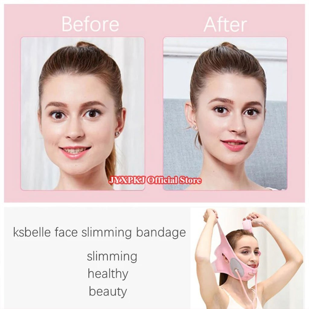 Bande de Lifting Visage Réutilisable en Tissu Élastique Respirant – حزام شد الوجه image 3