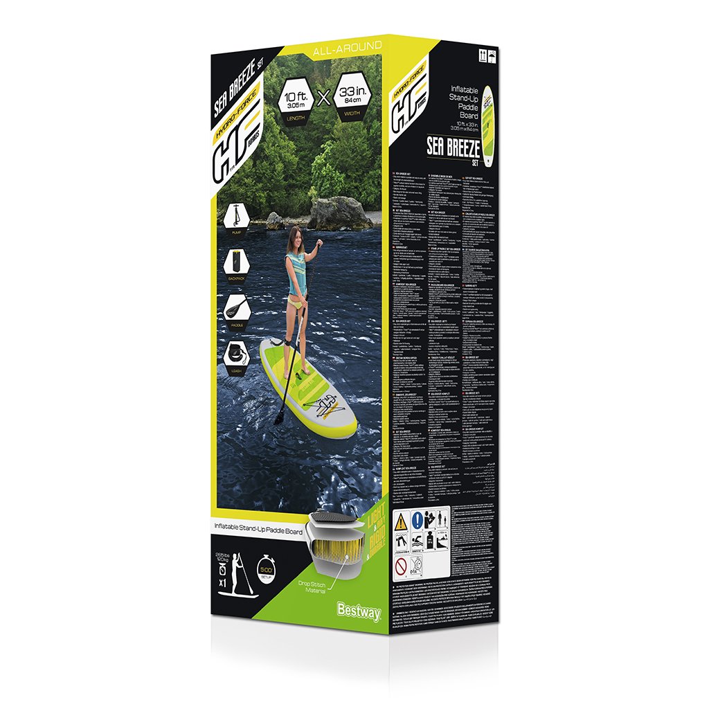 Planche Paddle Gonflable 305x84 cm avec Pompe Bestway Sea Breeze – لوح تجديف هوائي مع حقيبة ومضخة image 2