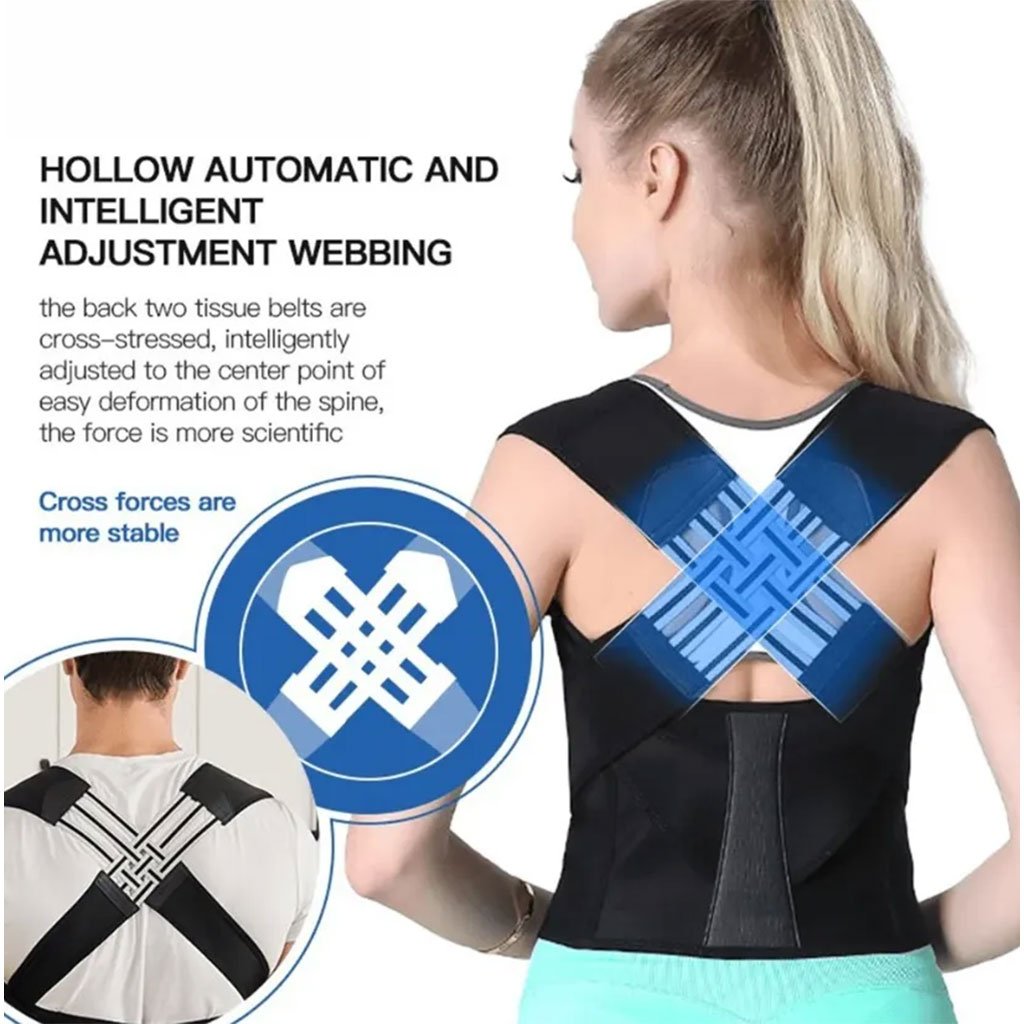 Correcteur de Posture Réglable Discret – Soulagement du Dos et des Épaules image 0