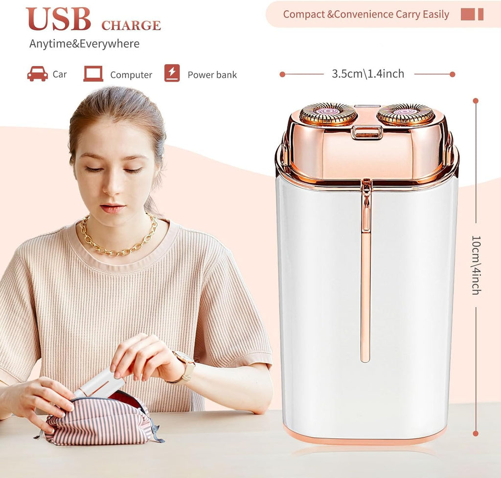 Flawless Face Duo – Épilateur Visage Compact à LED, Doux et Précis image 2