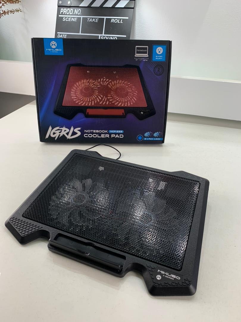 Support Refroidisseur Silencieux pour PC Portable 10 à 17 Pouces – 2 Ventilateurs image 3