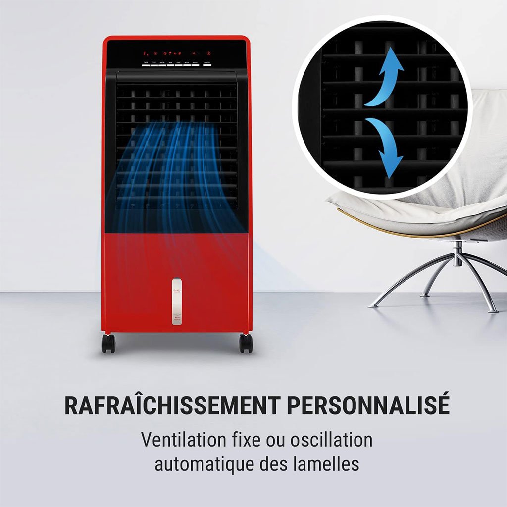 Rafraîchisseur d’Air Mobile 4-en-1 avec Ioniseur et Réservoir 8L image 3