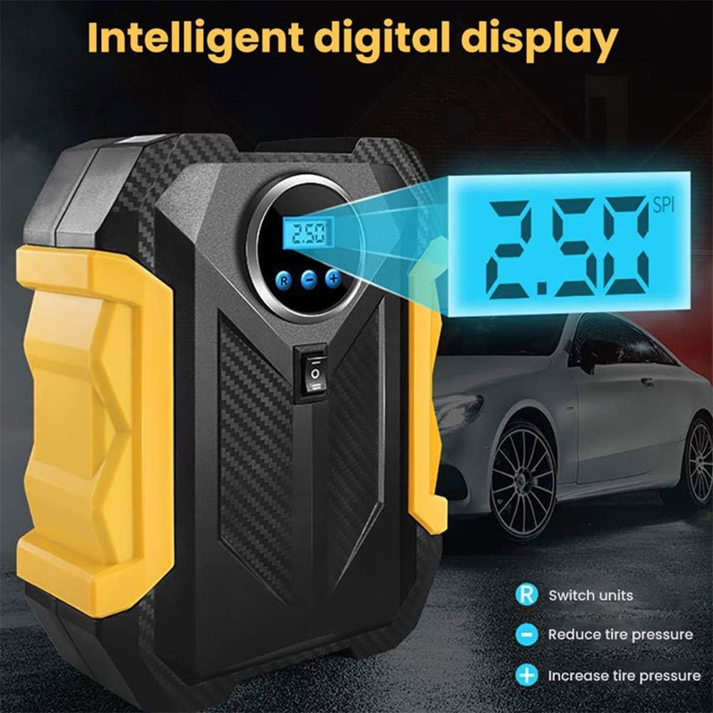 Compresseur d’Air Portatif CARSUN – Gonfleur d’Automobile 12V image 1