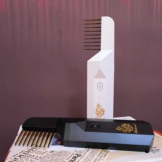 Brûleur d’Encens Électrique 2 en 1 avec Peigne Parfumé Portable Rechargeable مبخرة كهربائية 2 في 1 مع مشط معطر محمول وقابل للشحن image 3