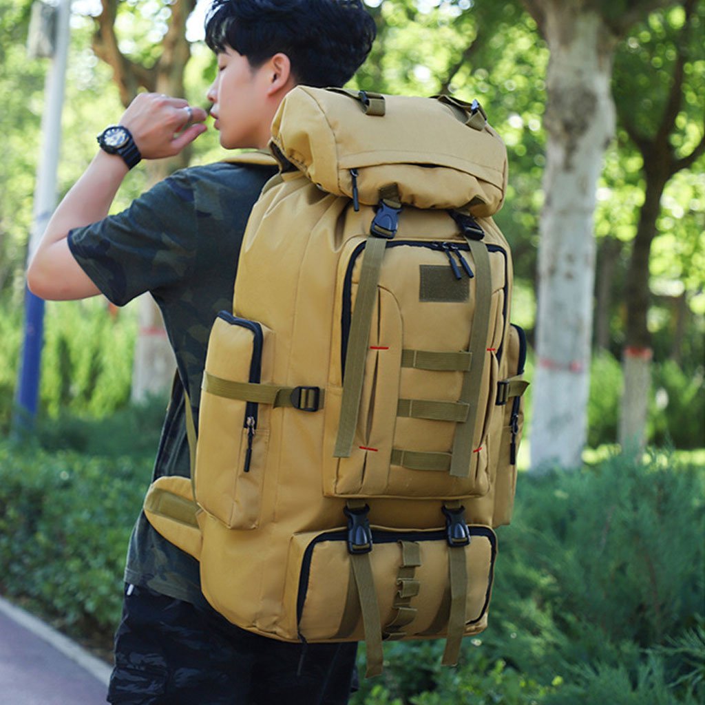 Sac à dos de randonnée tactique KIDOT 100L – SDM08 – حقيبة ظهر تكتيكية للتخييم  بسعة 100 لتر image 3
