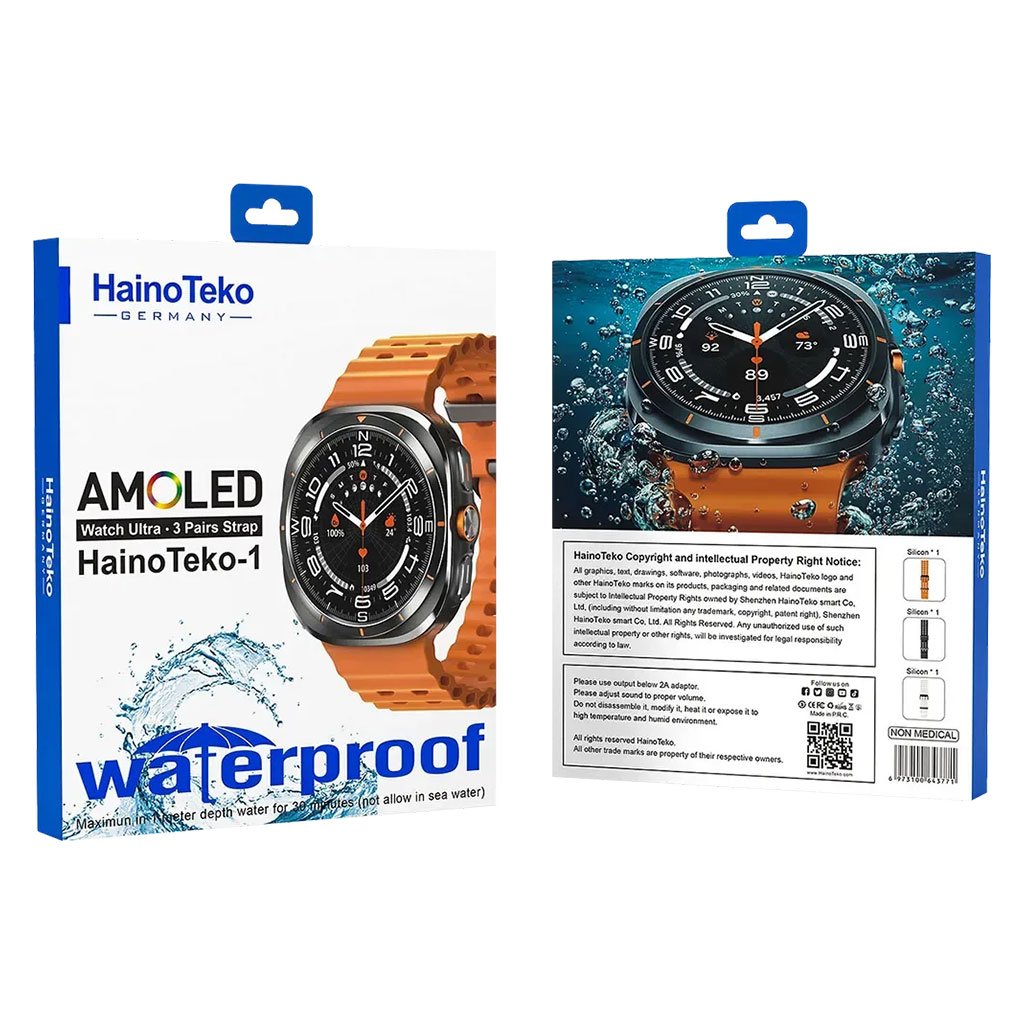 Smart Watch Haino Teko-1 Écran AMOLED avec 3 Bracelets Intégrés image 1