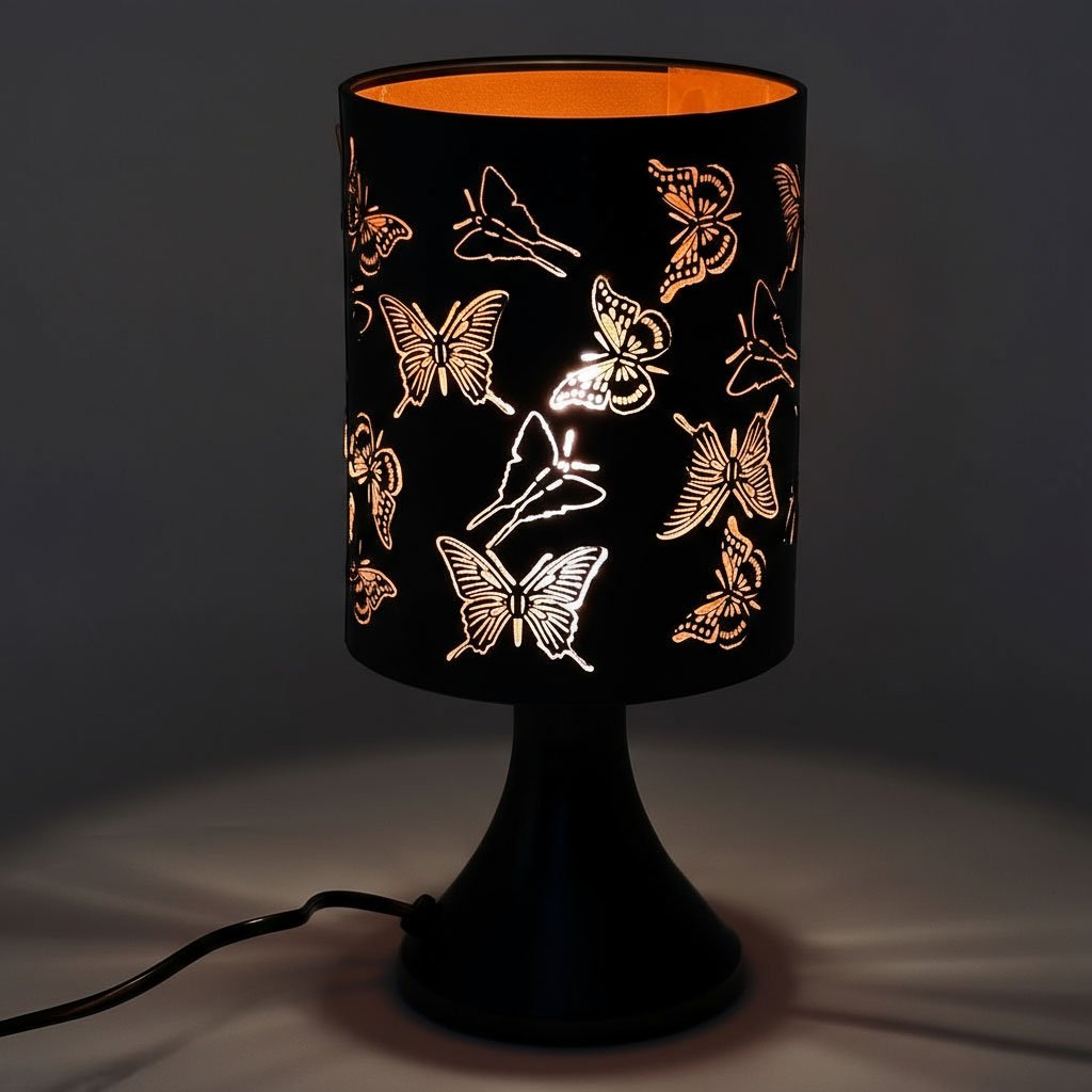 Lampe Décorative à Motifs Papillons – Lumière Douce et Ambiance Poétique image 4