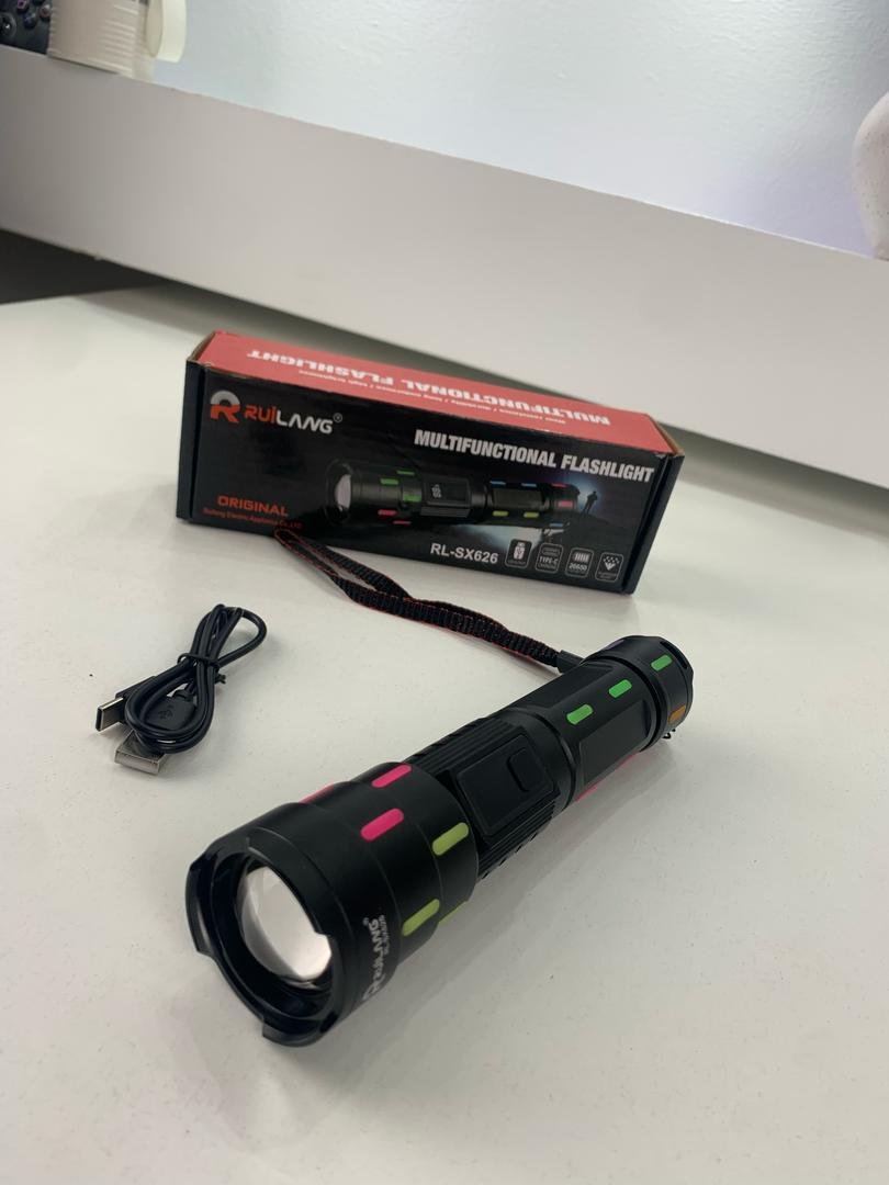 Lampe de Poche LED Télescopique avec Bandes Fluorescente مصباح يدوي بتكبير تلسكوبي image 11