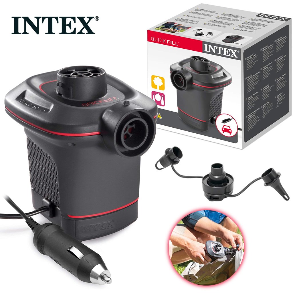 Pompe à Air Électrique Intex 12V – Remplissage Rapide مضخة هواء كهربائية من إنتكس 12 فولت image 2