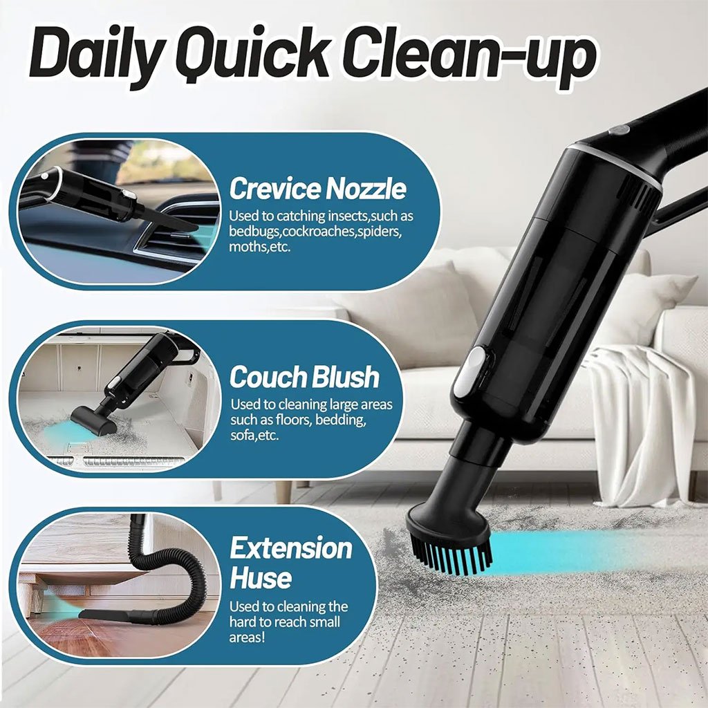 Aspirateur à Main Sans Fil 10 000 Pa – Haute Puissance & Silencieux image 8