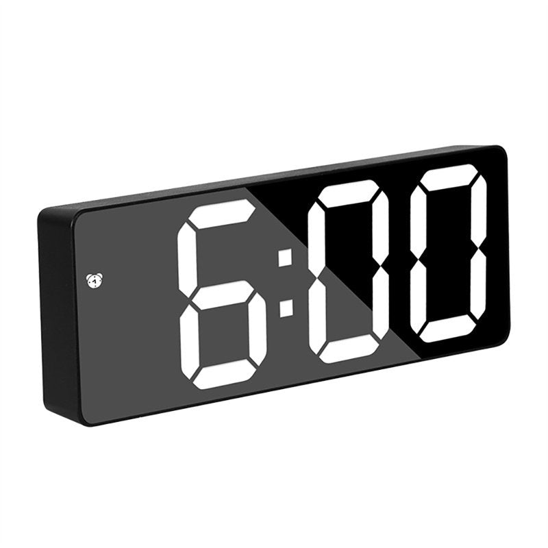 Réveil Numérique LED Ultra-Mince avec Affichage Réglable et Double Alimentation image 0
