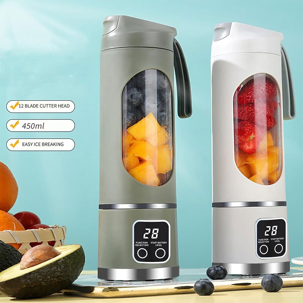 Mini Blender Portable USB 1500 ml – Presse-Agrumes Rechargeable avec Sécurité Intelligente image 0