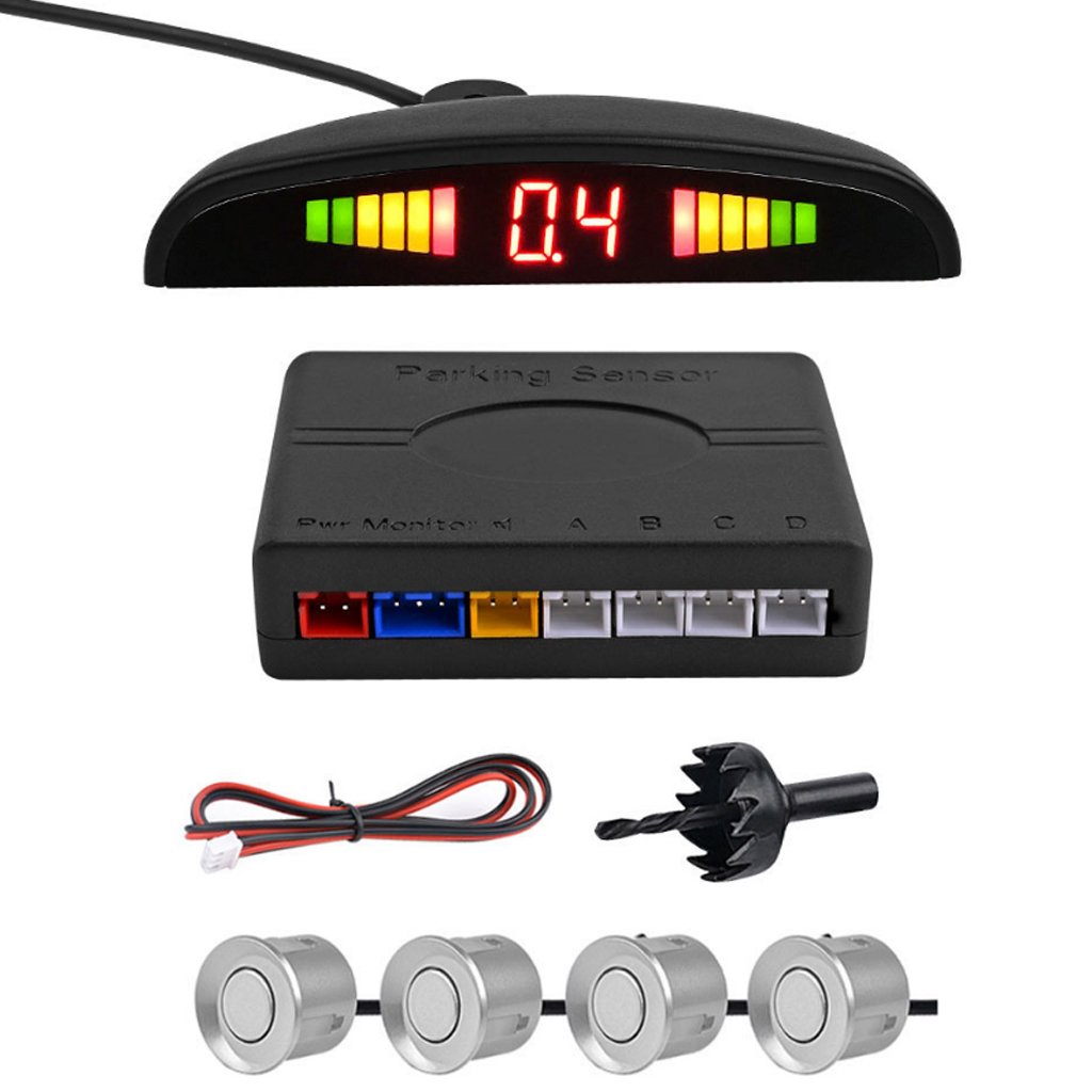 Kit de Capteurs de Stationnement avec Écran LED Sans Fil – 4 Capteurs, Alerte Sonore et Visuelle image 3