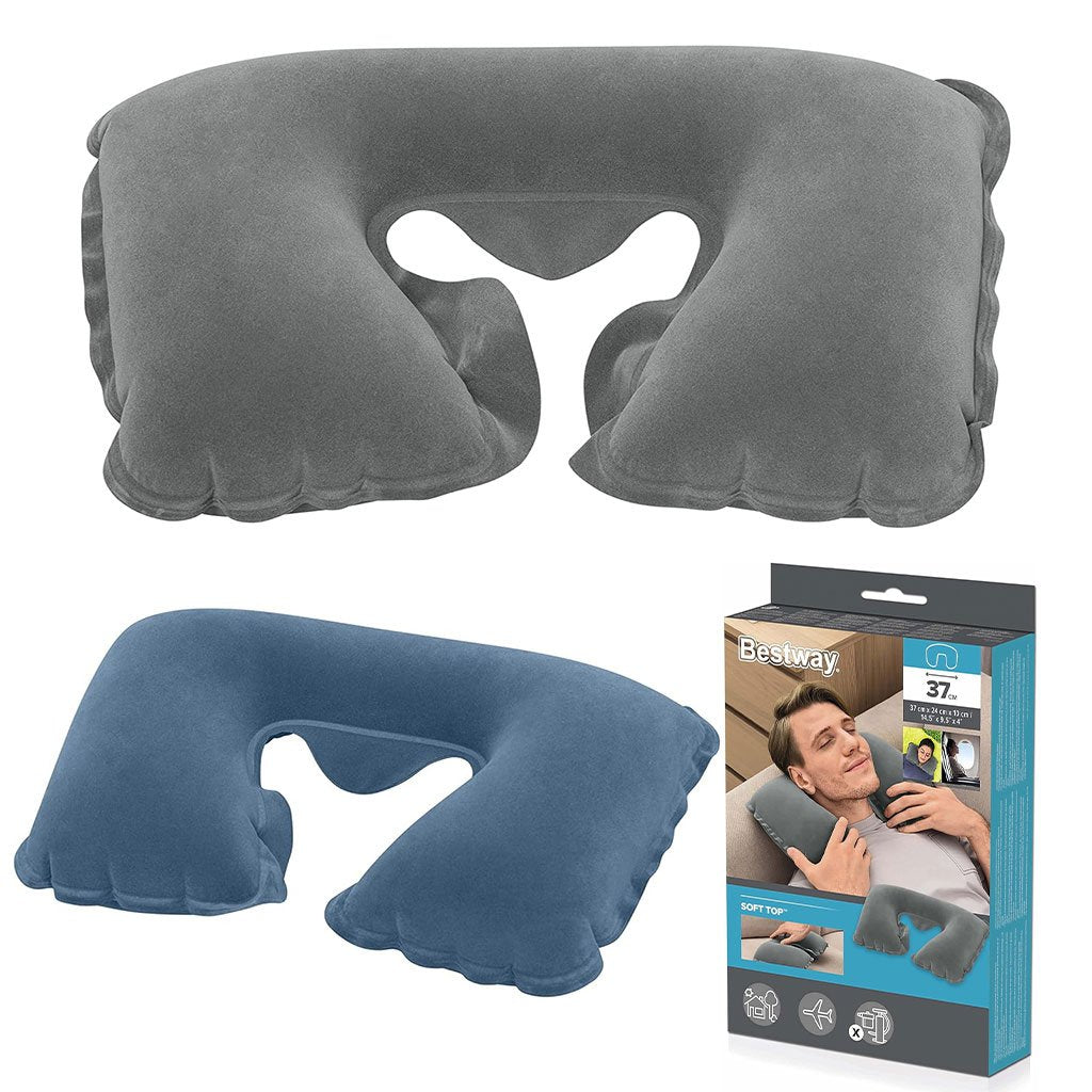 Oreiller Gonflable Bestway 67006 – Pour Voyage et Camping وسادة قابلة للنفخ من بست واي 67006 – مثالية للسفر والتخييم image 2