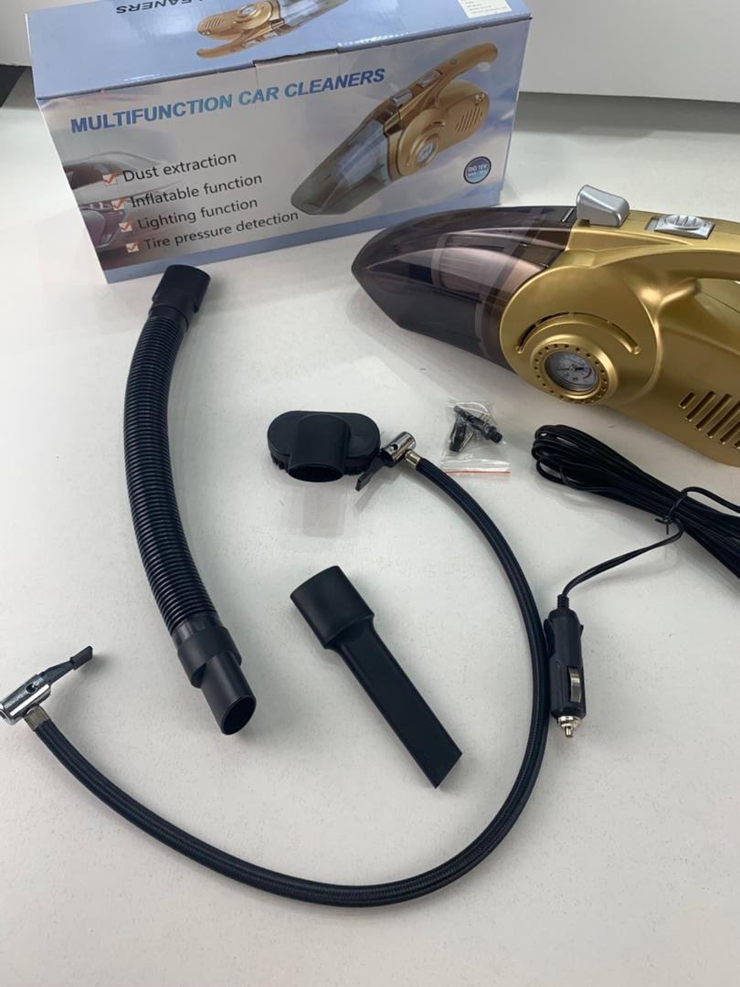 Aspirateur Voiture 2-en-1 avec Gonfleur Numérique et LED image 3