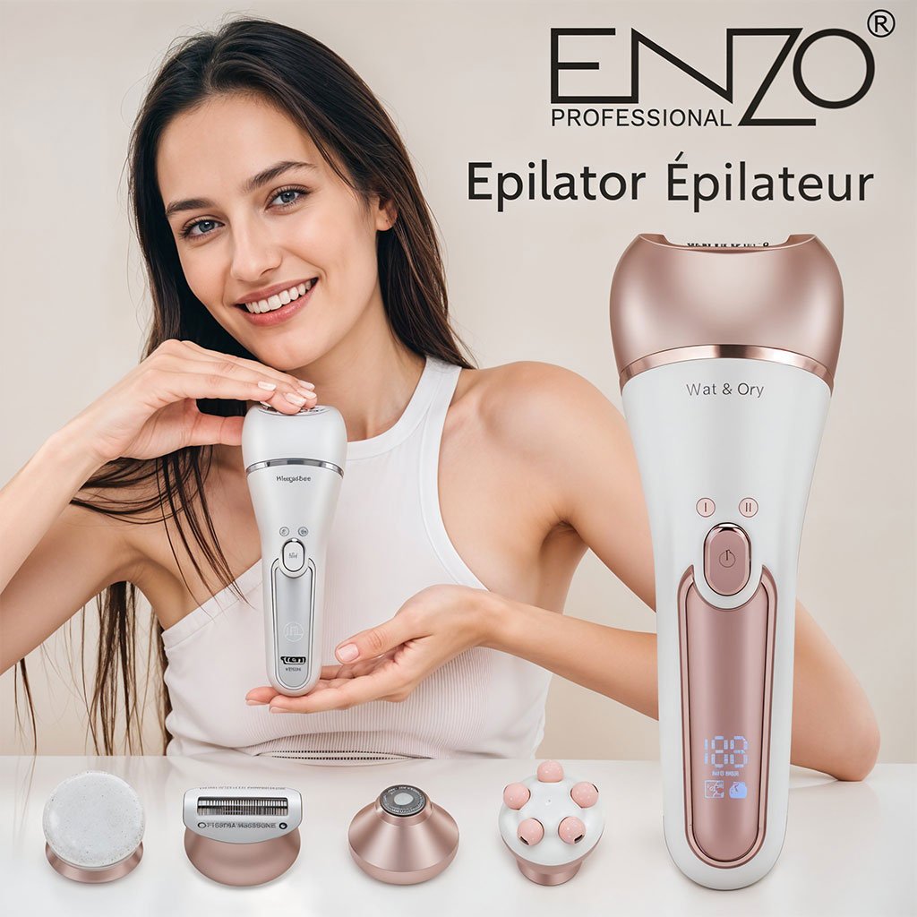 Épilateur ENZO Étanche – Soin Complet Corps & Visage image 1