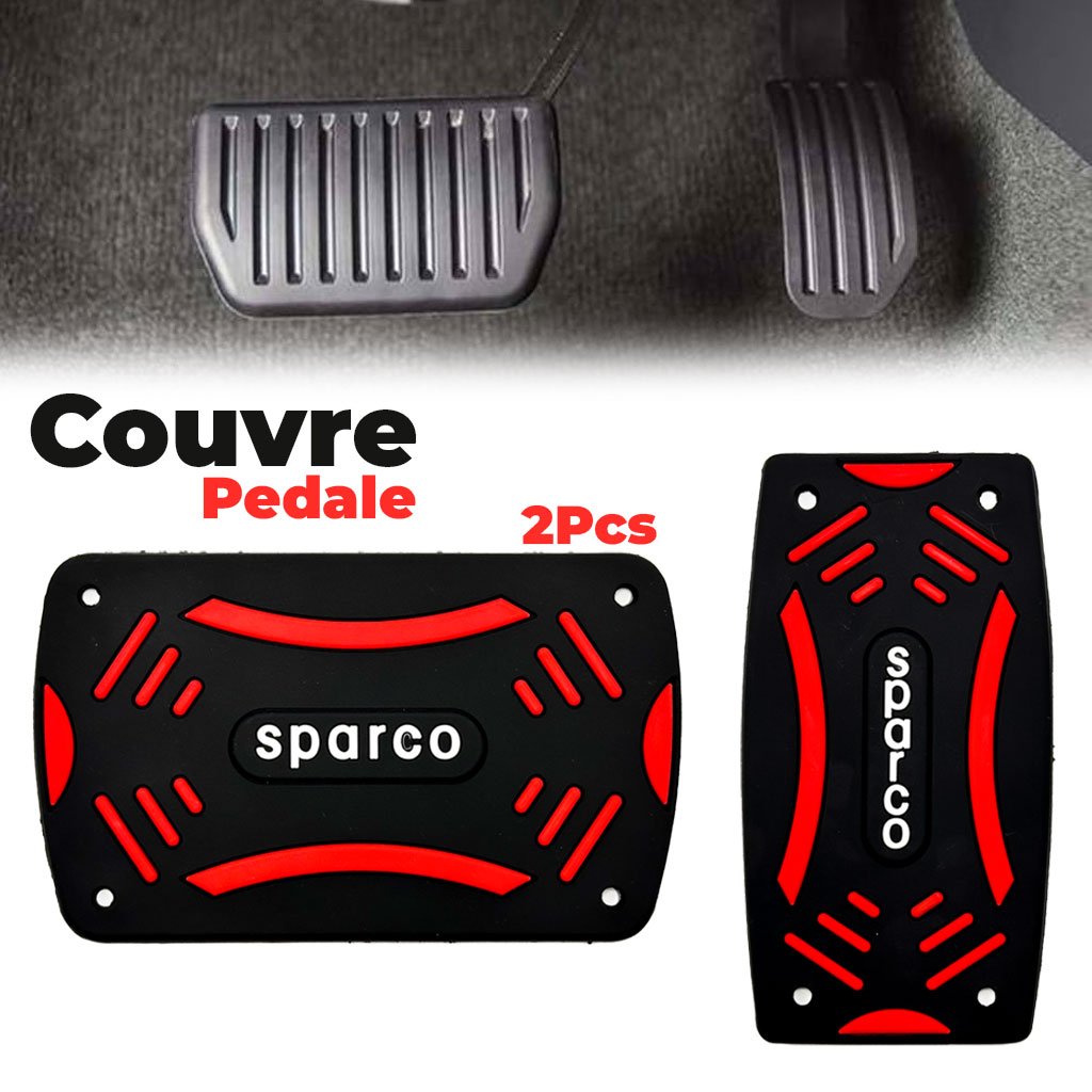 Couvre-Pédales Universels Métalliques pour Boîte Automatique – 2 Pièces image 0