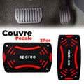Couvre-Pédales Universels Métalliques pour Boîte Automatique – 2 Pièces image 0