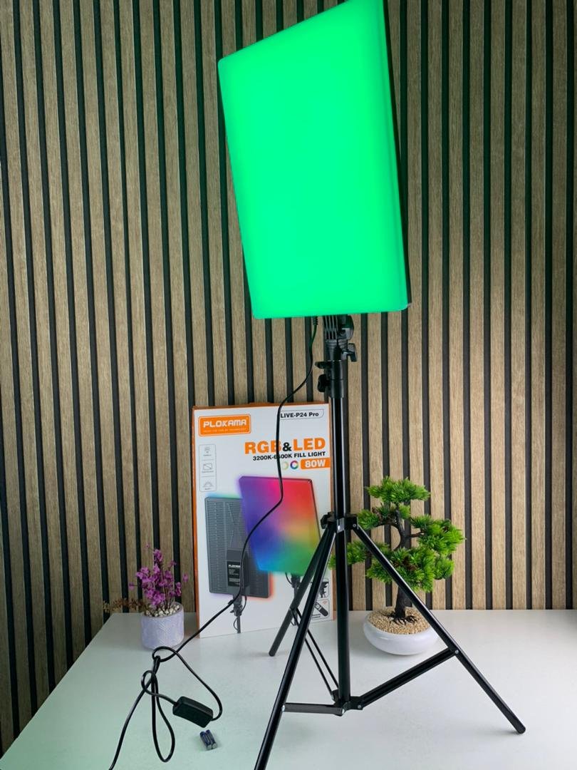 Éclairage LED RGB Professionnel pour Créateurs – Plokama LIVE-P24 Pro 80W image 11