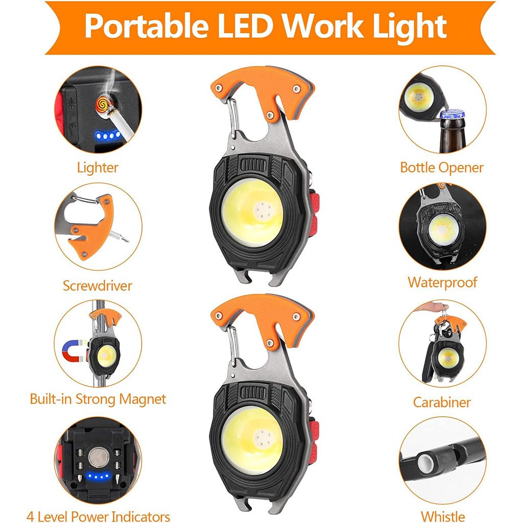 Mini lampe LED 8-en-1  portable - مصباح صغير متعدد الوظائف image 0