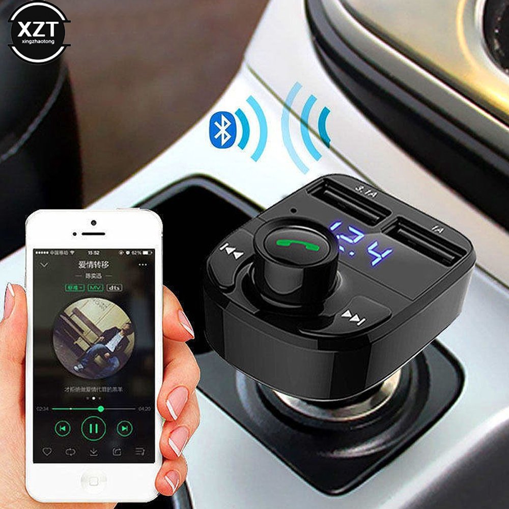 Transmetteur FM Bluetooth Voiture – Double USB, Appels Mains Libres, Charge Rapide image 4