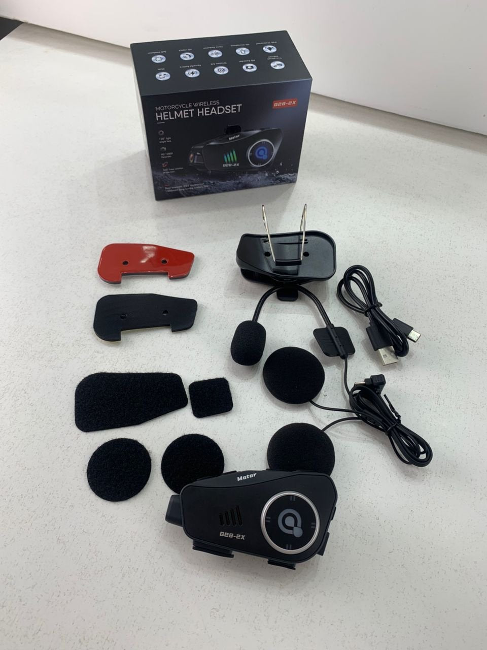 Oreillette Bluetooth pour Casque Moto avec Caméra HD Intégrée – Enregistrez et Profitez du Son en Toute Liberté image 2