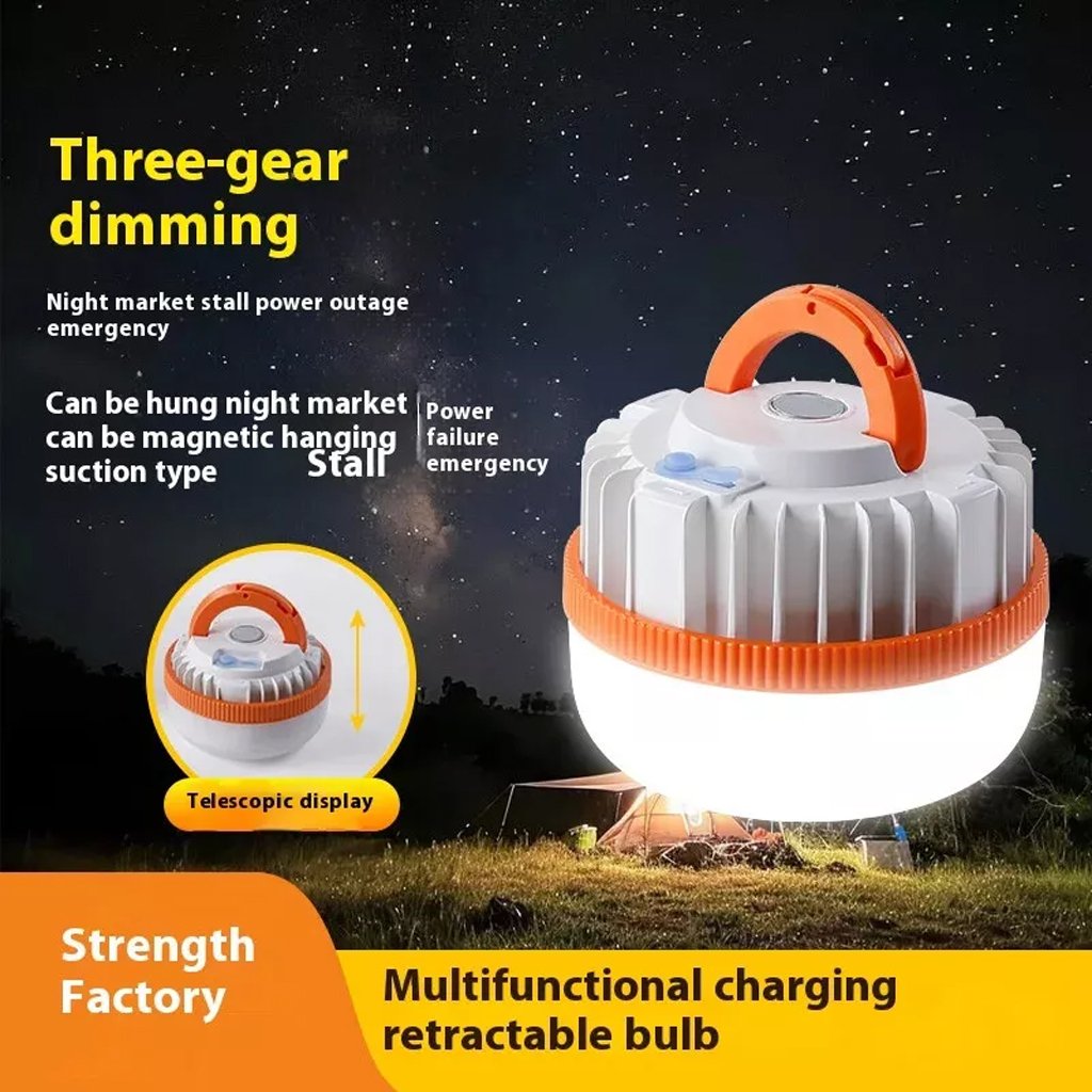 Lampe à Ampoule LED 200W pour Camping – مصباح تخييم بقوة 200 واط image 7
