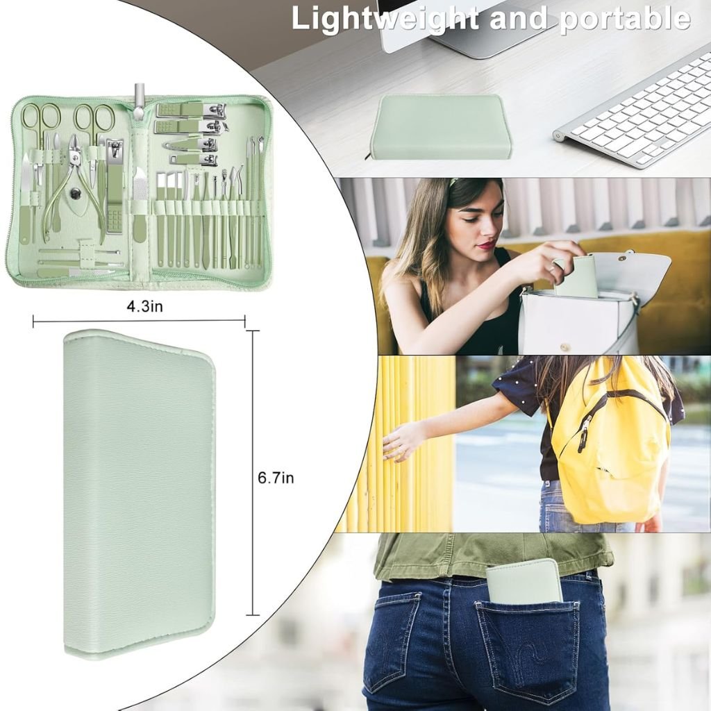 Kit Manucure 30 Pièces en Acier Inoxydable – Étui Luxe et Soin Complet image 7