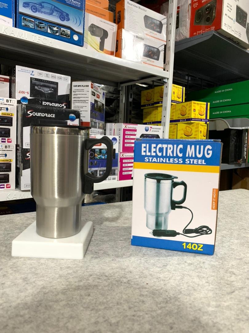 Thermos electrique chauffant pour voiture avec prise Allume Cigare image 1