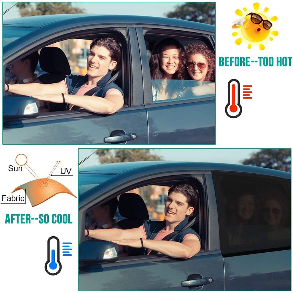 Pare-Soleil Latéral Voiture en Maille Nylon – Protection Double Couche image 7