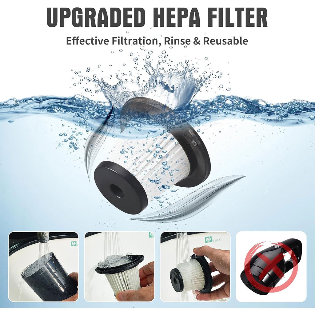 Aspirateur Portable Sans Fil pour Maison et Voiture image 5