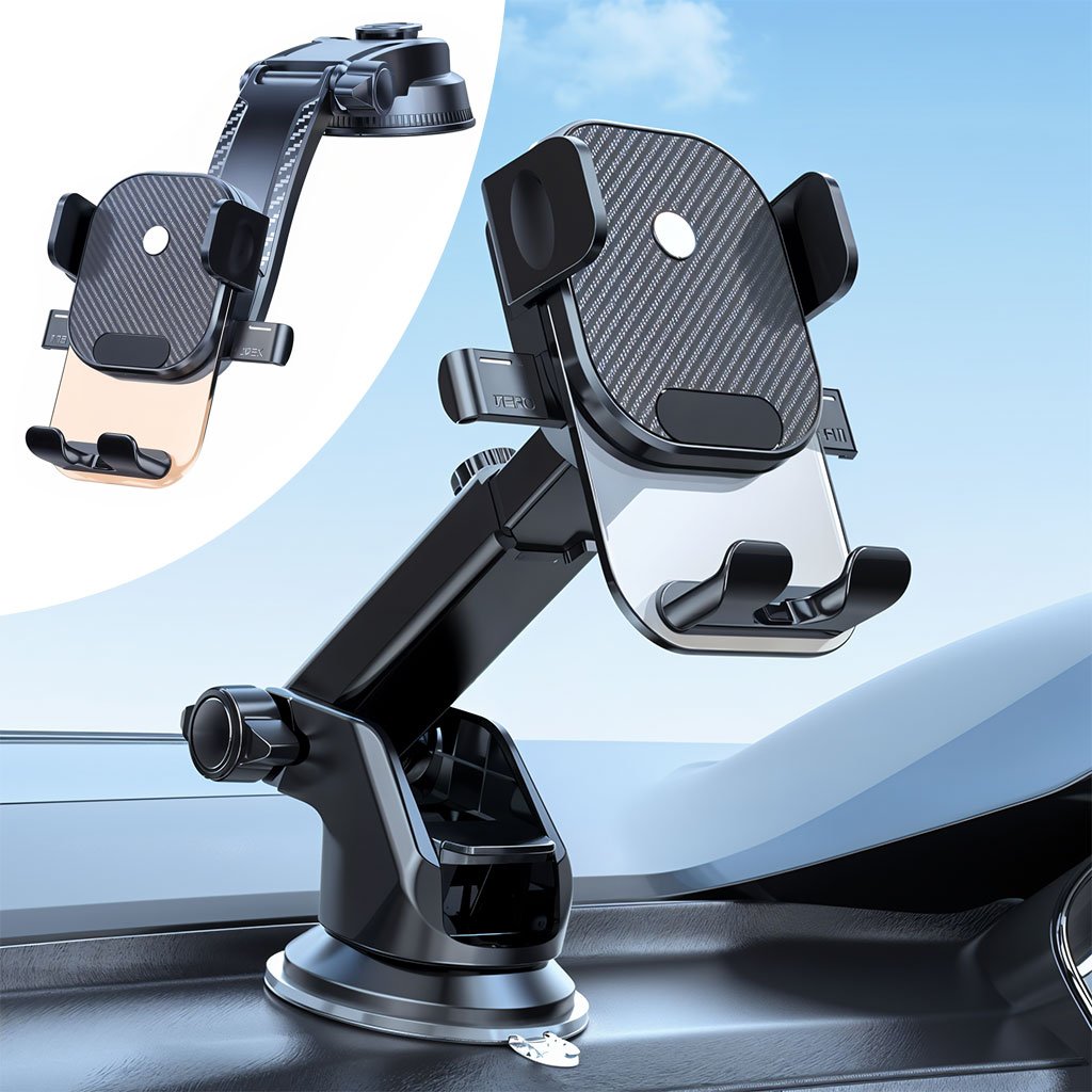 Support Téléphone Voiture Intelligent à Gravitée – ABS & Silicone image 0