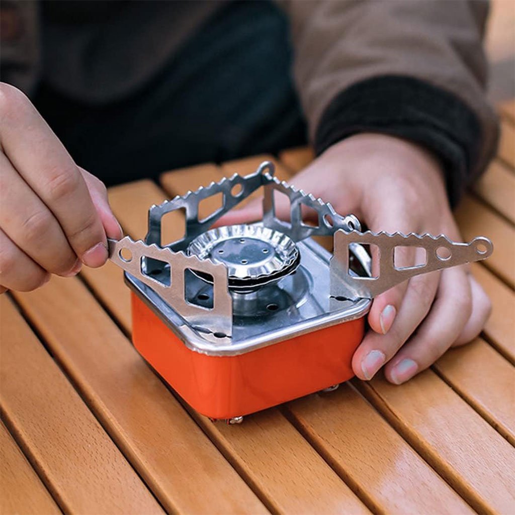 Mini Réchaud à Gaz Pliable en Métal – Spécial Camping موقد غاز محمول وقابل للطي للتخييم image 3